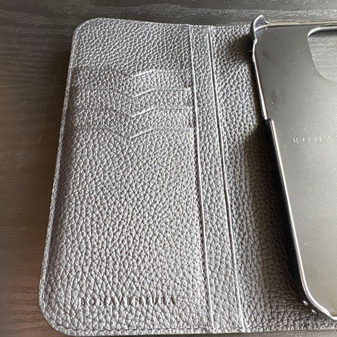 BONAVENTURA iPhone15 PRO MAX 手帳型ケース　ブラック