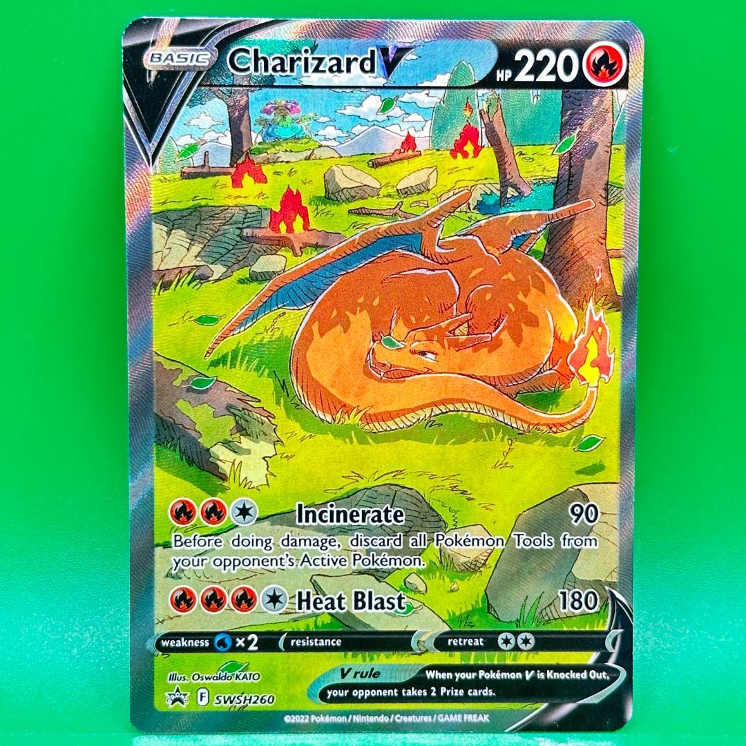 ポケモンカード 海外 リザードンV プロモ 英語 ポケカ SAR仕様 - メルカリ