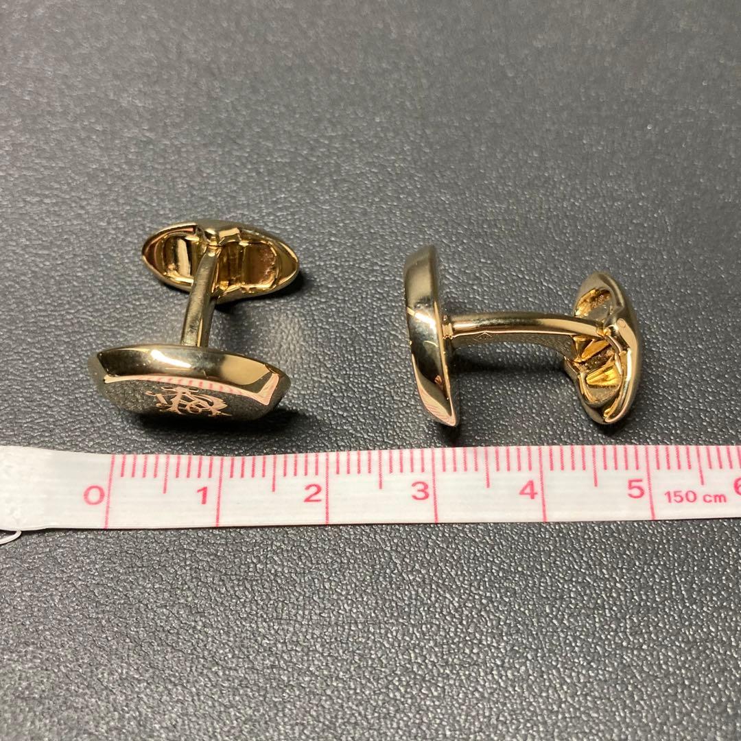 ダンヒル　dunhill カフリンクス　ゴールド　ADロゴ　刻印　サークル