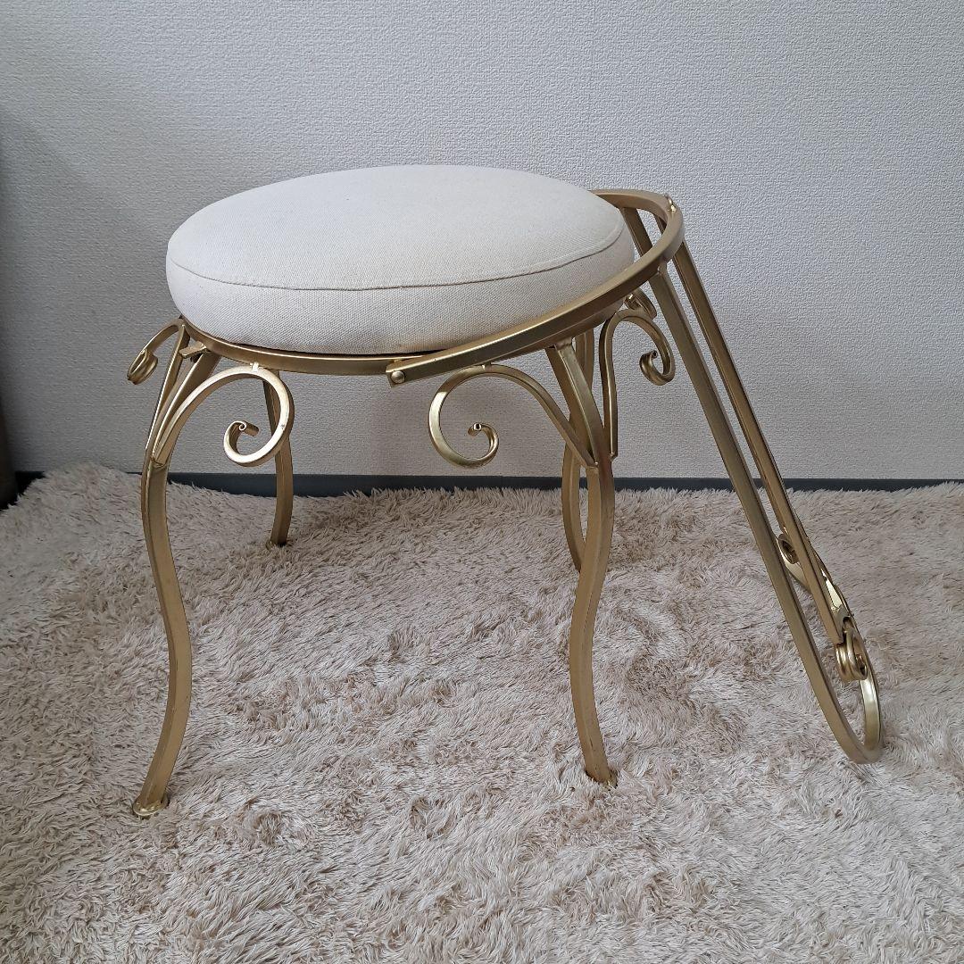 9*6様 ♡A&B  折り畳み式アイアン Gold ダイニングChair