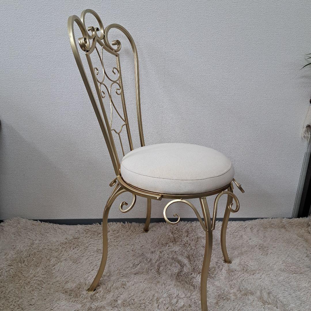 9*6様 ♡A&B  折り畳み式アイアン Gold ダイニングChair