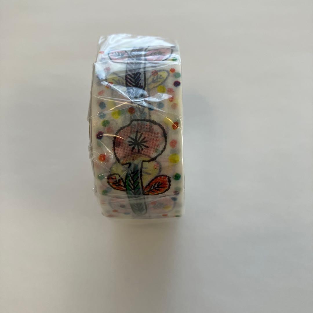 新品未使用 廃盤 レア ミナペルホネン flowerwhite マスキングテープ