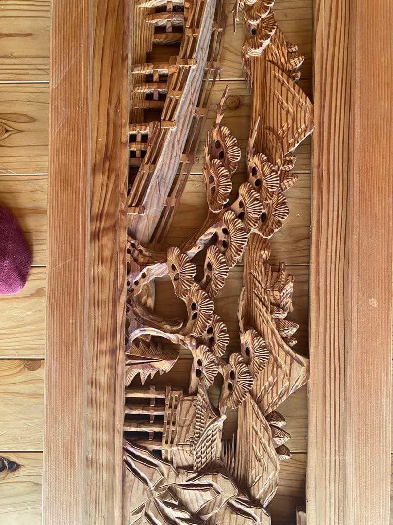 古民家　欄間　2枚セット