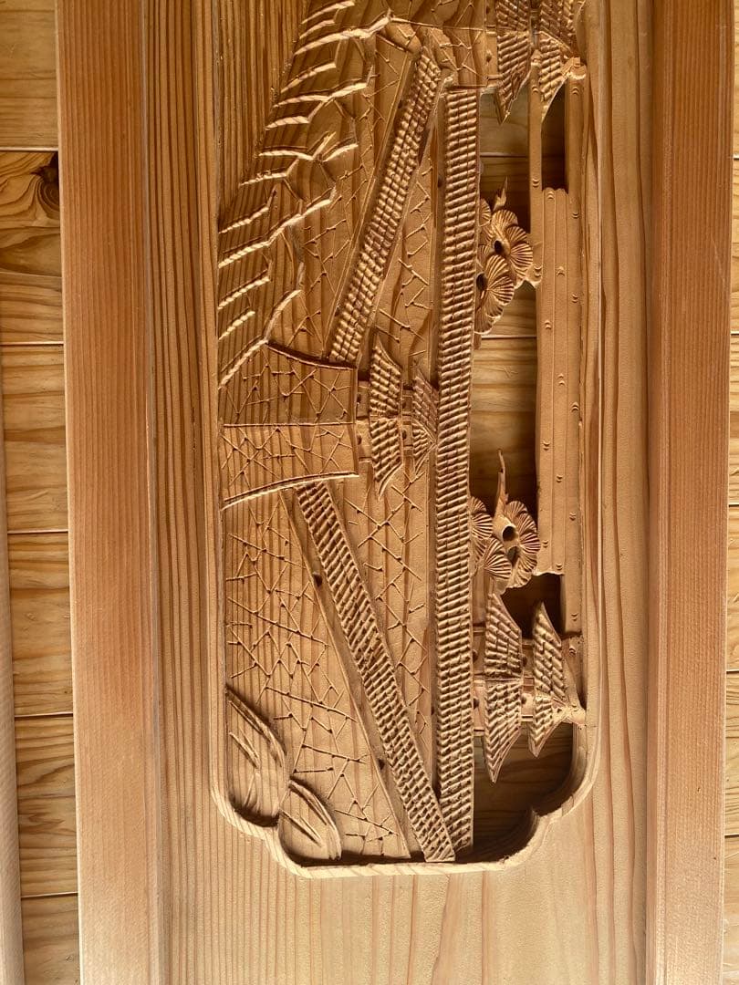 古民家　欄間　2枚セット