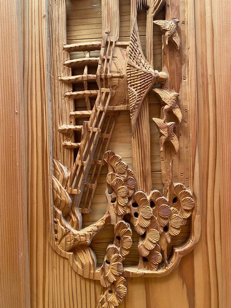 古民家　欄間　2枚セット