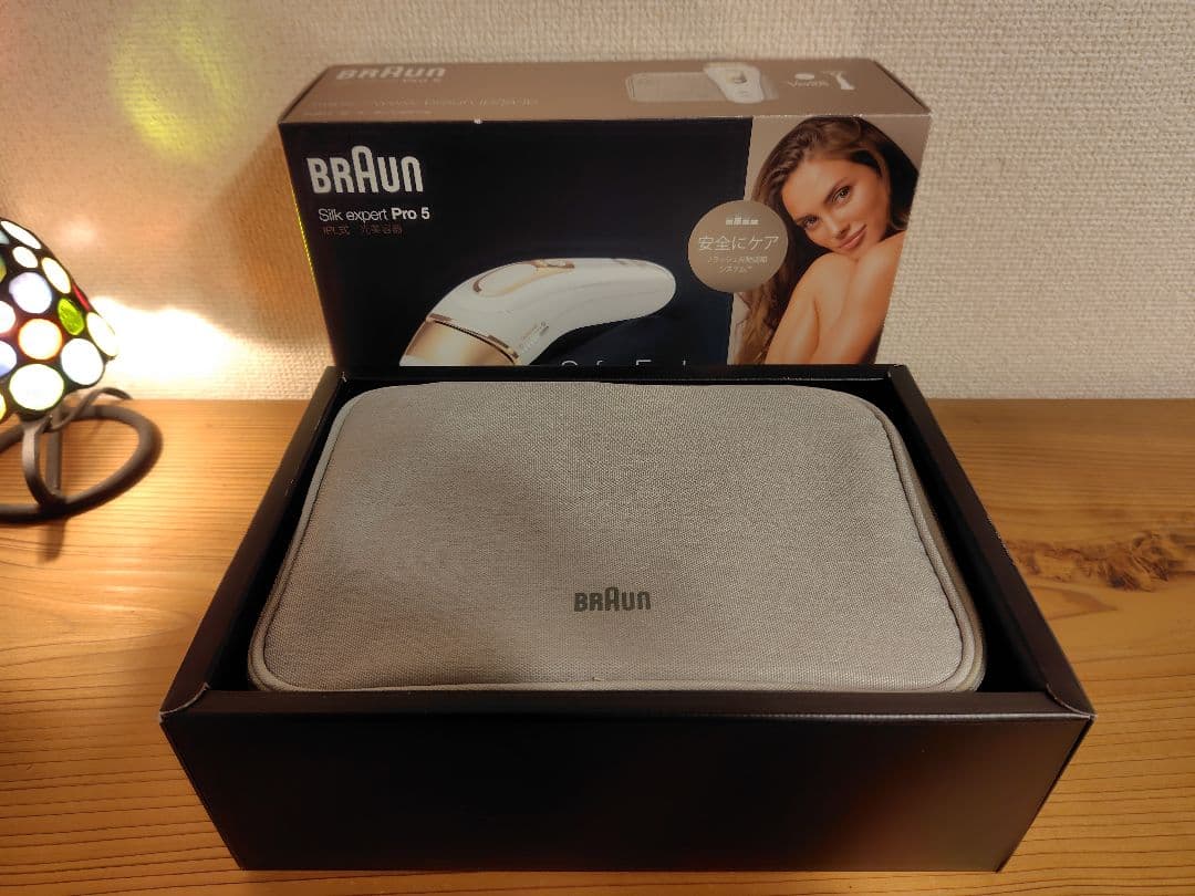 【美品】ブラウン 光美容器 シルクエキスパート Pro5 IPL 光脱毛器