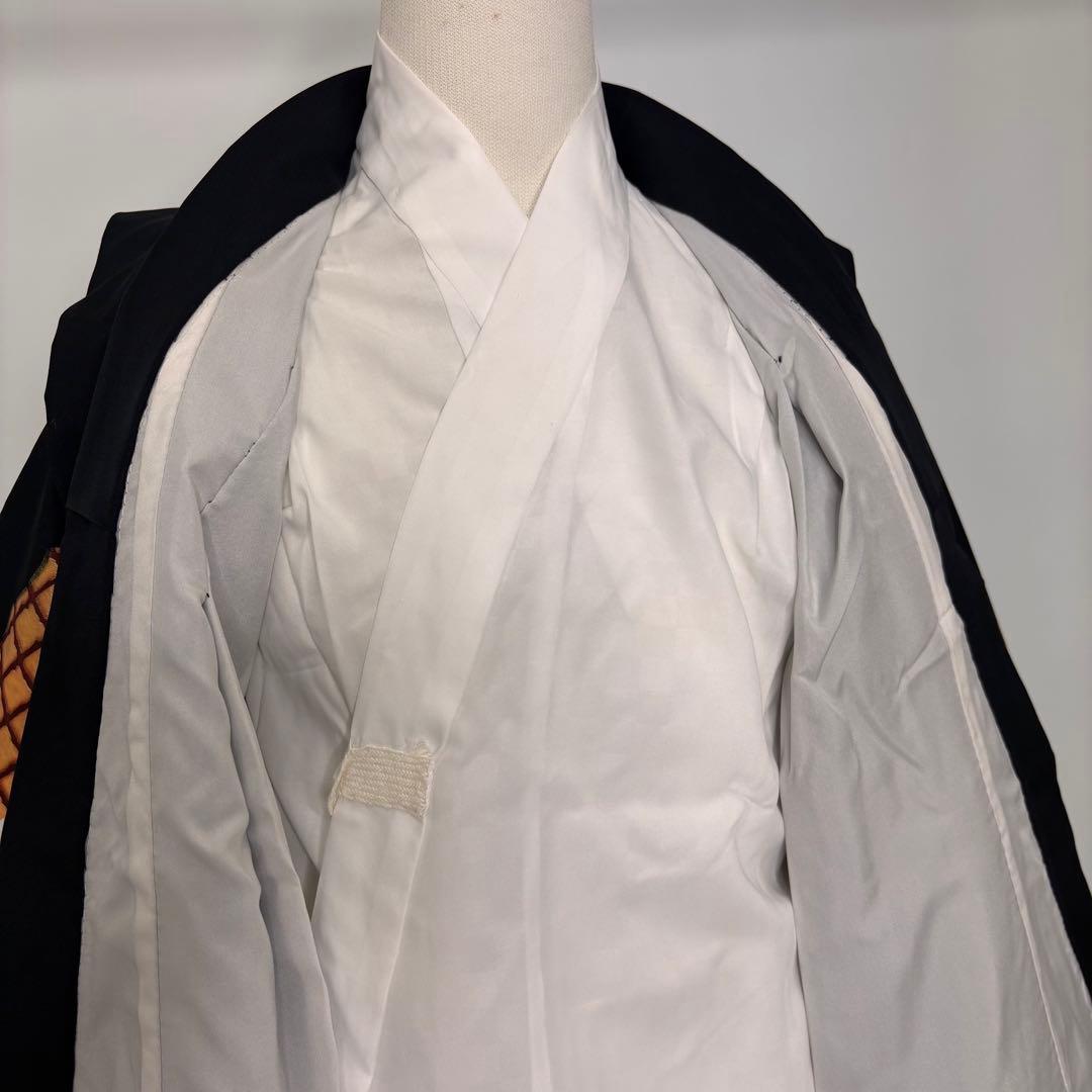 七五三★男児　羽織　着物　袴セット★3歳～ ★黒★古典★　小物付き u-341