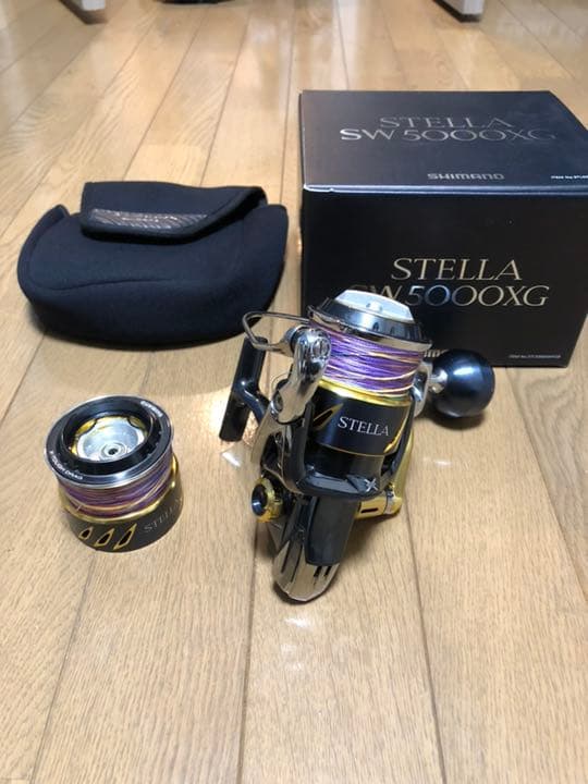 13ステラ STELLA SW 5000xg 6000番 換えスプールつき SHIMANO - 13