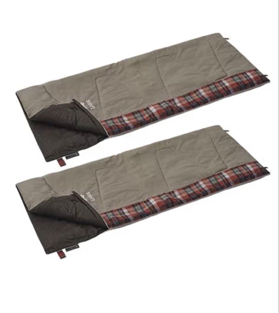 新品未使用　LOGOS 丸洗い スランバーシュラフ 2 ロゴス2枚連結