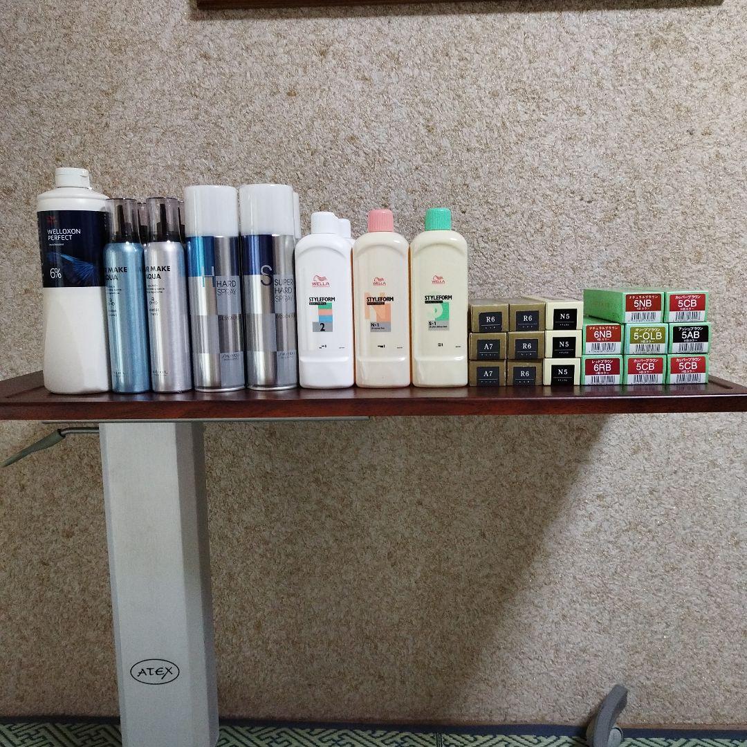 パーマ剤、カラー剤、セットスプレー ムース、カラー2剤