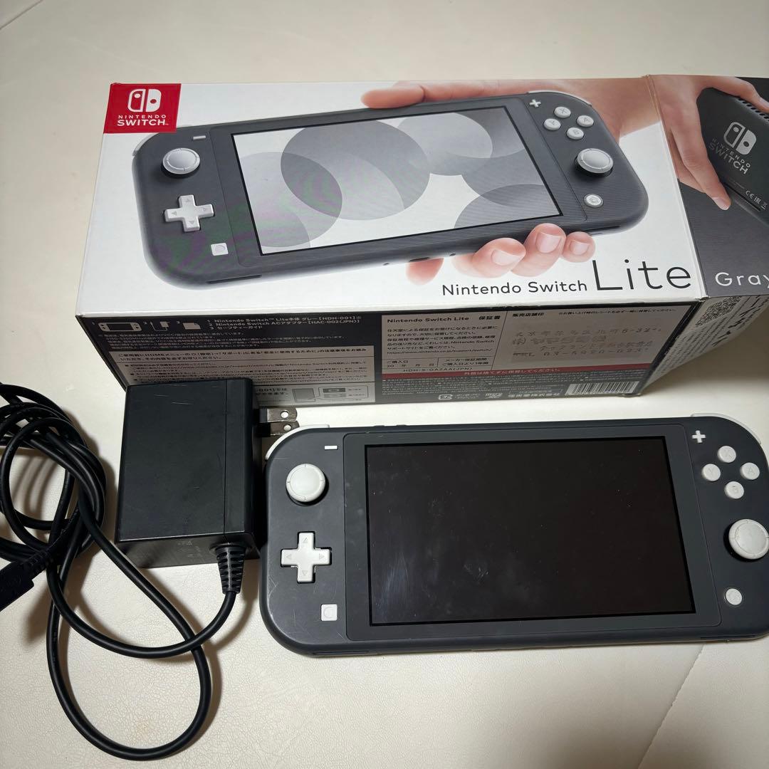 Switchライト グレー 動作確認済み - メルカリ