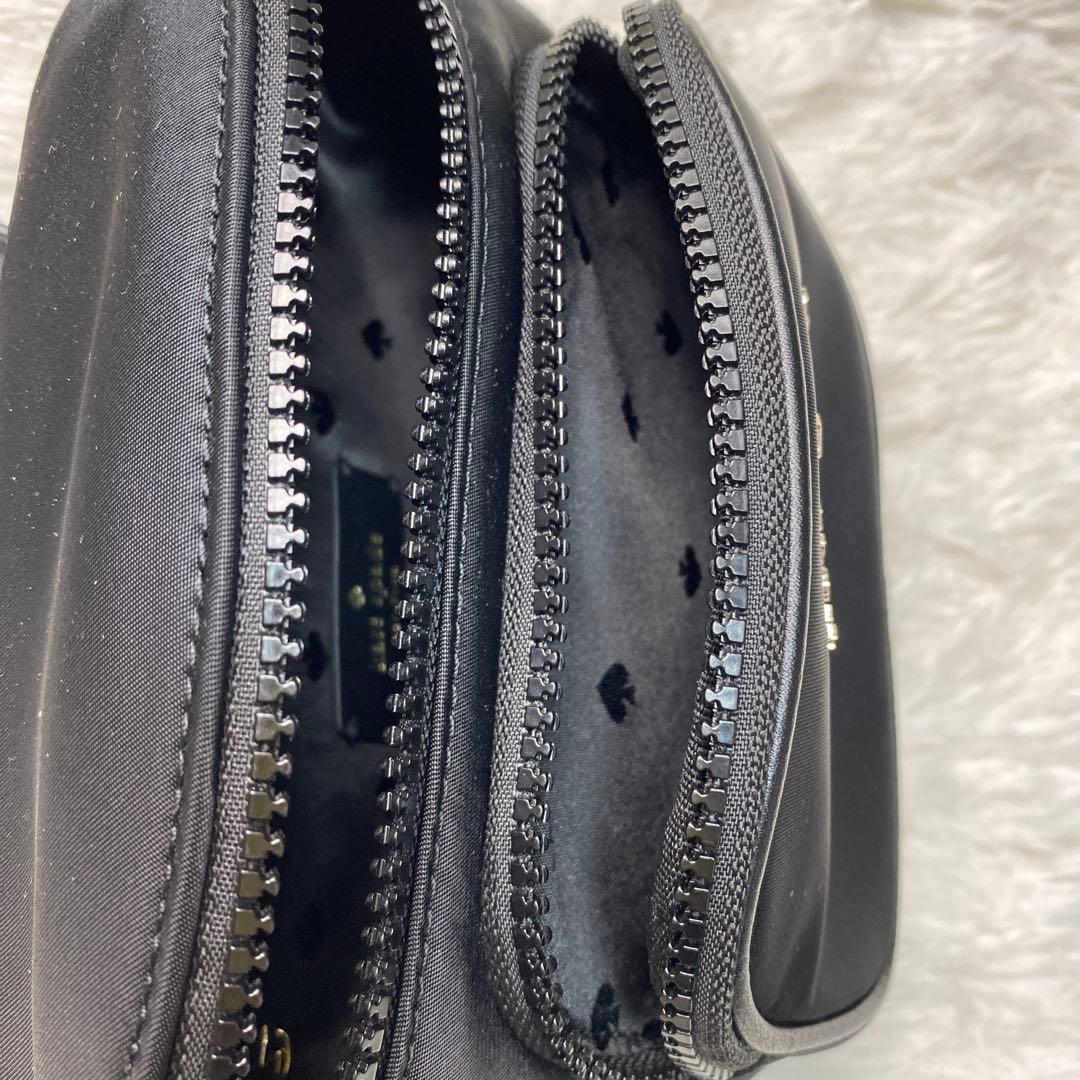 未使用に近い☆kate spade☆ケイトスペード☆ベルトバッグ黒