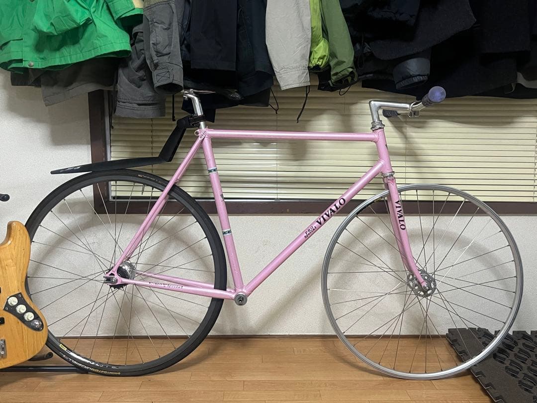 vivalo ピストフレーム njs フルメッキ ブルーラグ - メルカリ