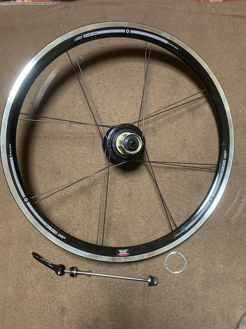 完組ホイール　リア　DAHONプロ　ブラック　11速対応　新品未使用品