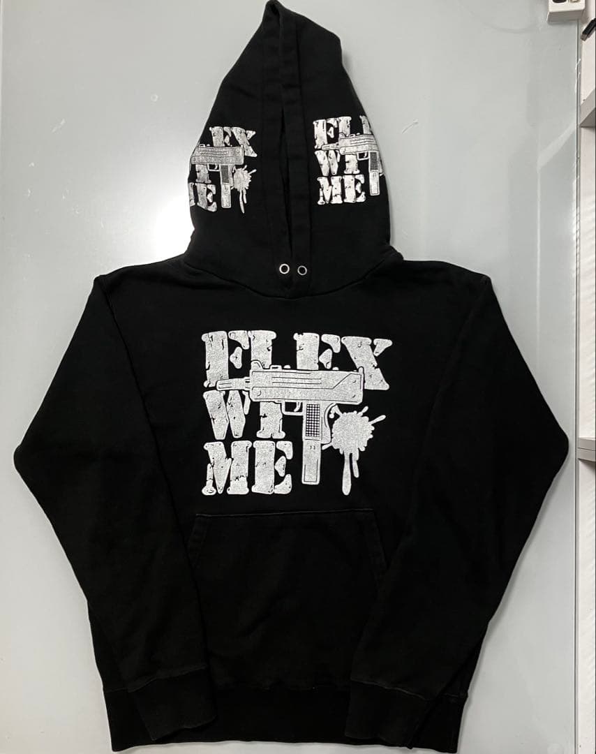 flexwitme パーカー M yokosquad flex wit me - メルカリ