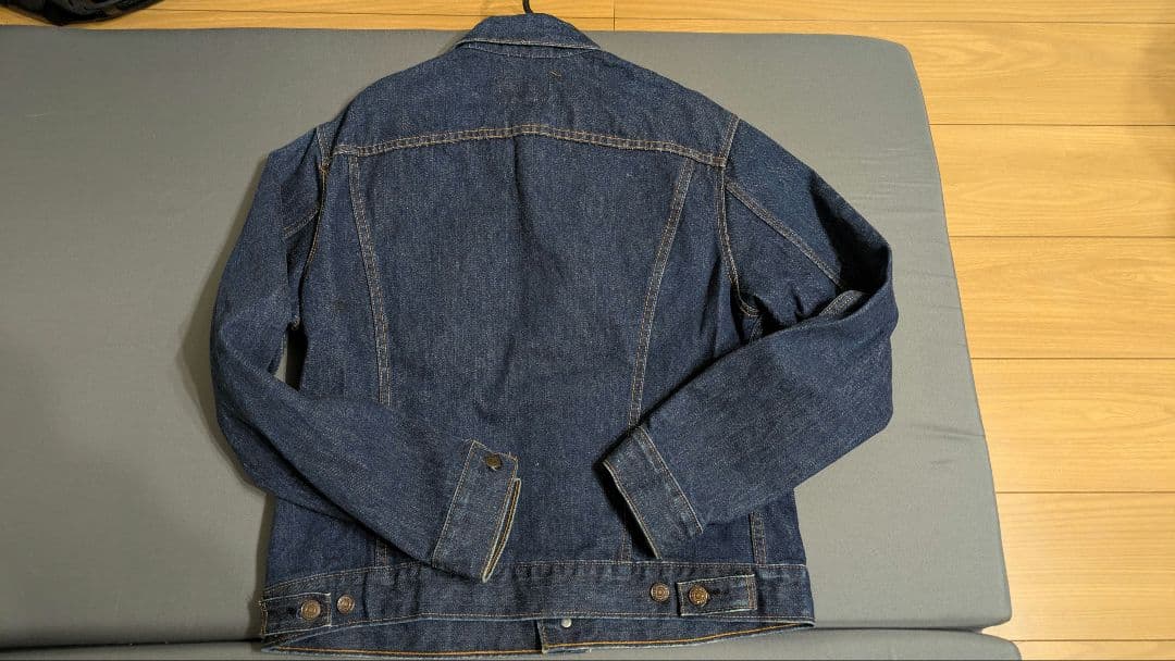 リーバイス　70505 e 44 ケアタグ　ボタン裏529　移行期