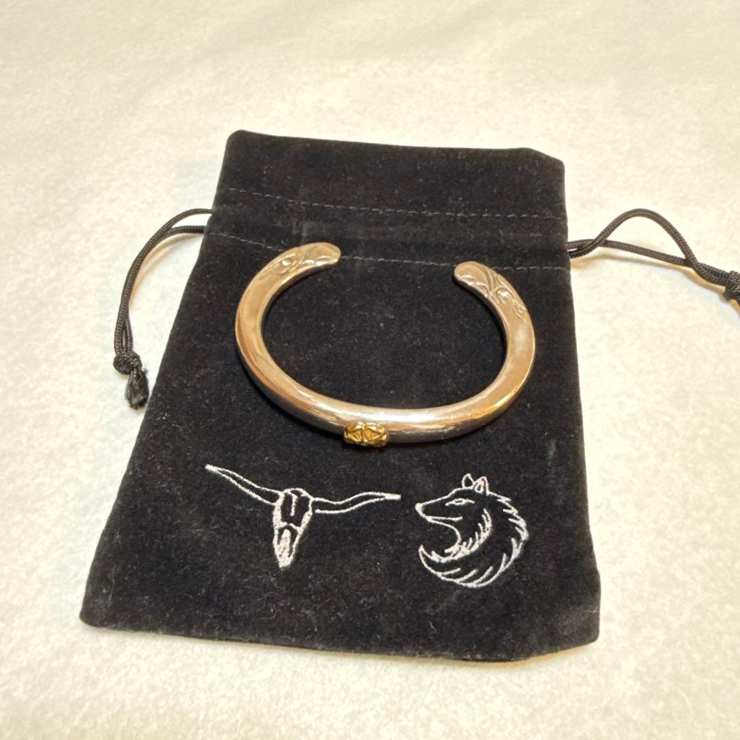 TADY&KINGイーグルフェイスバングルK18ローズＭサイズ