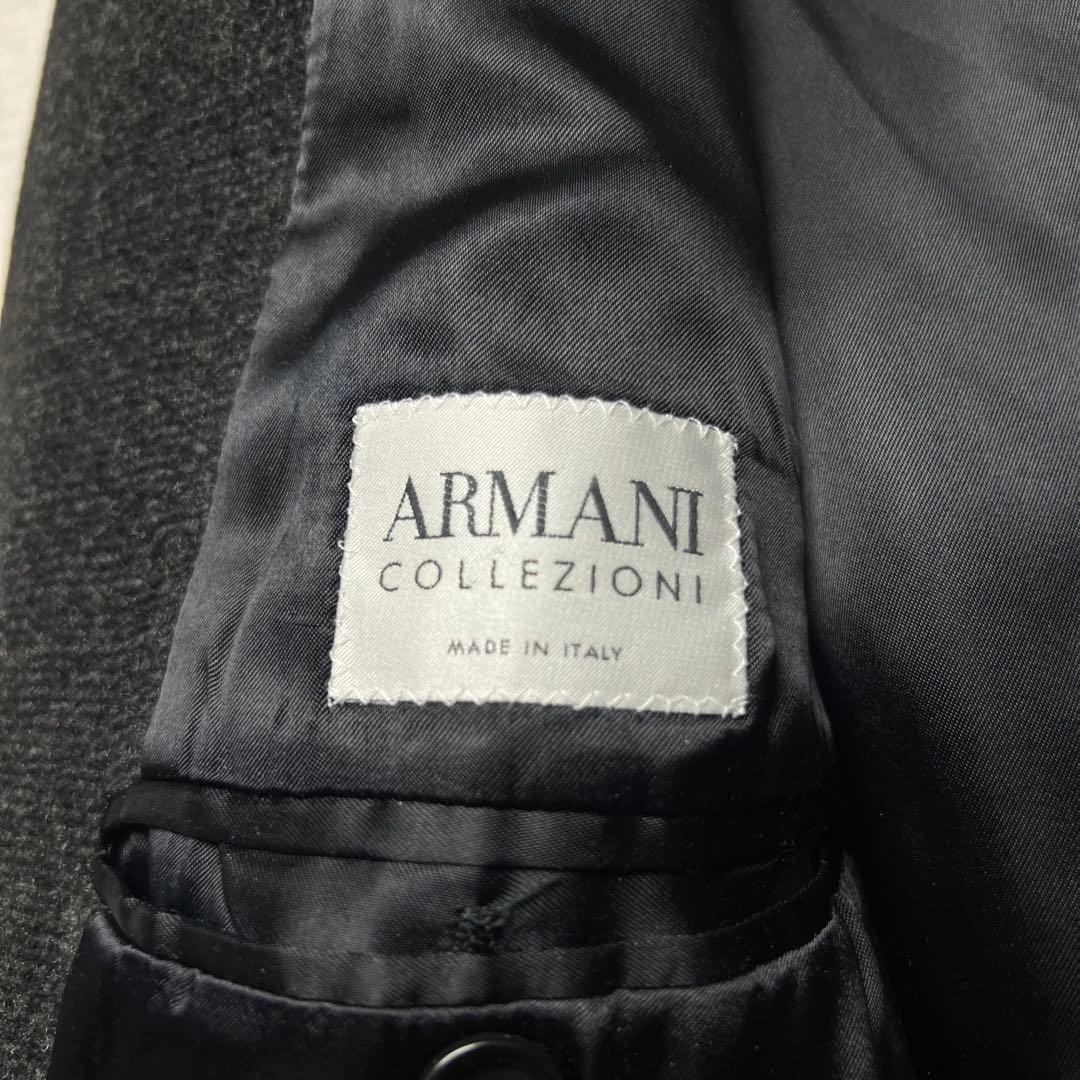 極上品】アルマーニコレツォーニ スタンドカラー ロングコート