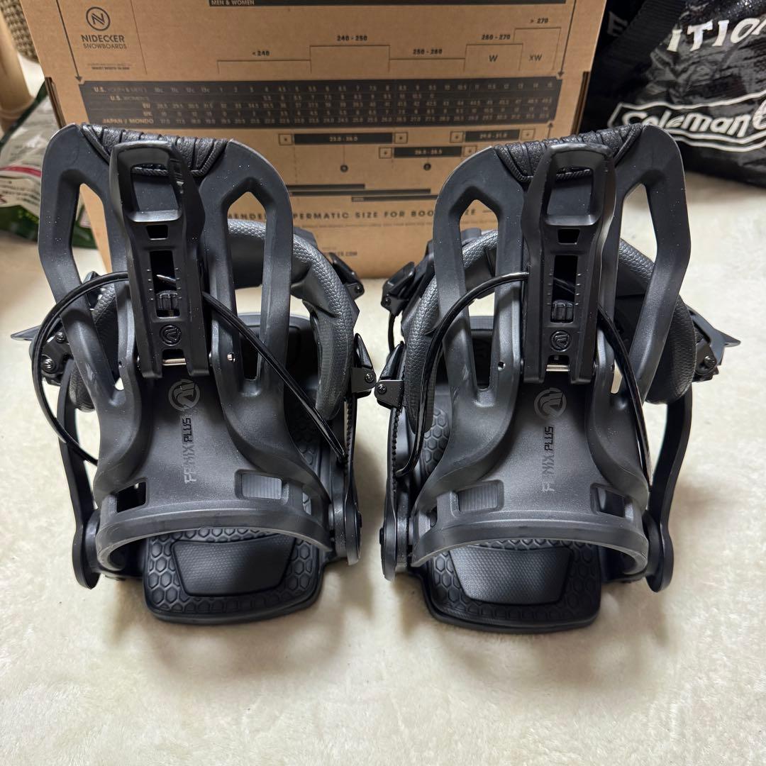 D*k様 FLOW/フロー FENIX-PLUS Lサイズ黒 スノーボードバイン