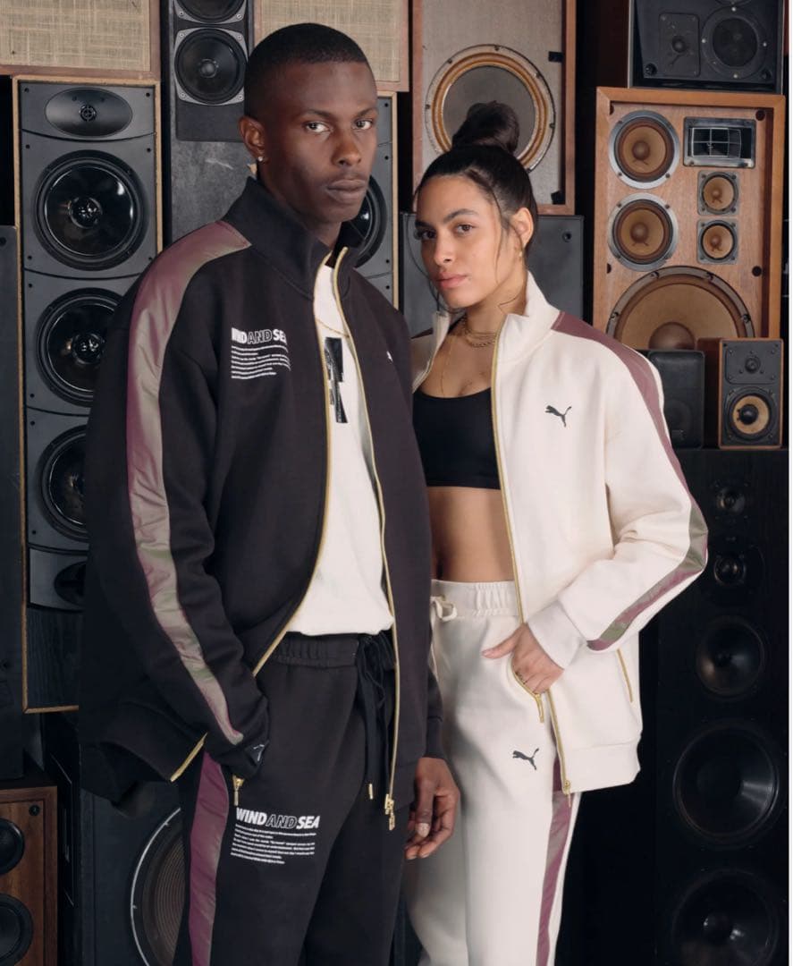 PUMA × WIND AND SEAトラックジャケット　パンツセットアップ上下