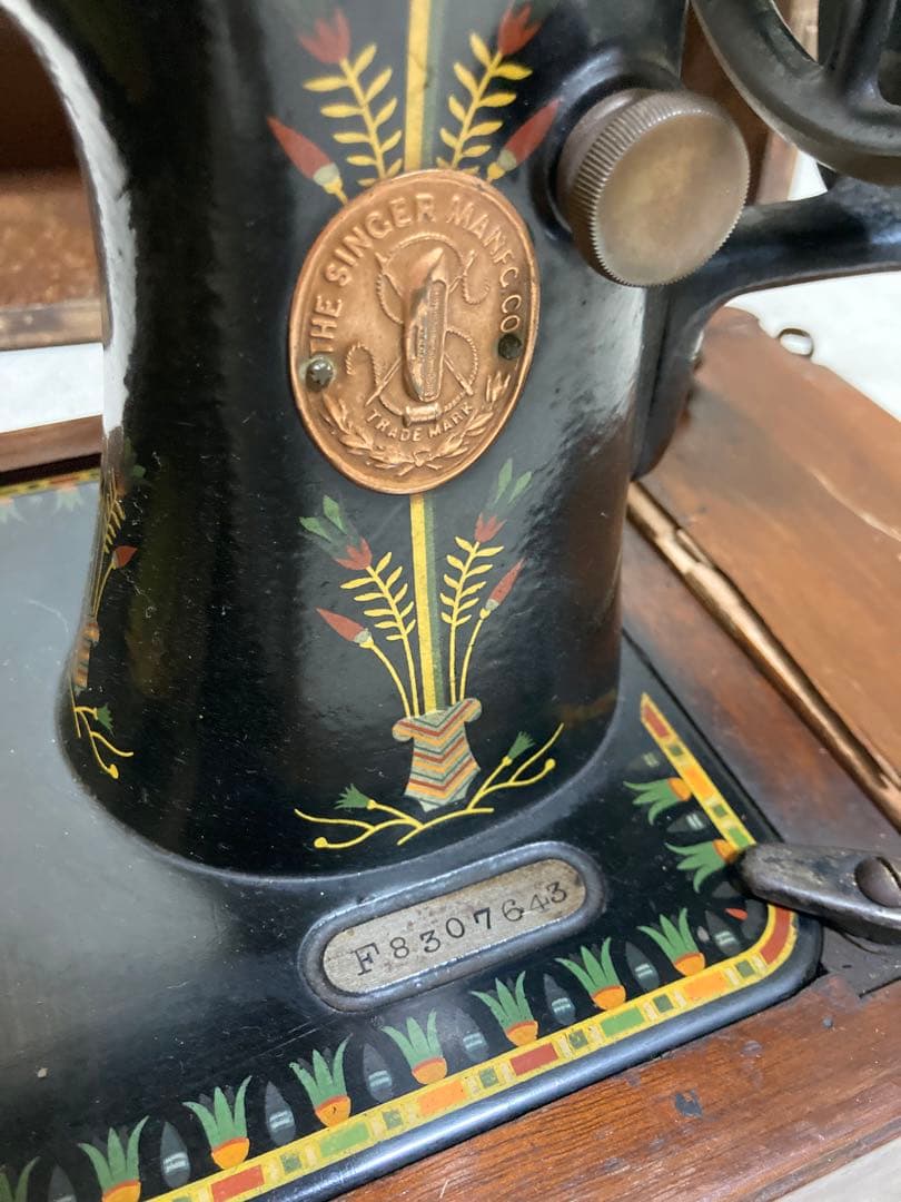 希少 アンティーク SINGER シンガーミシン