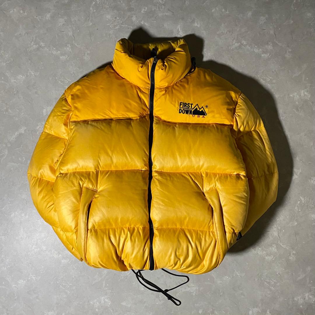 90s FIRST DOWN ダウン パファージャケット 短丈 ヌプシy2k