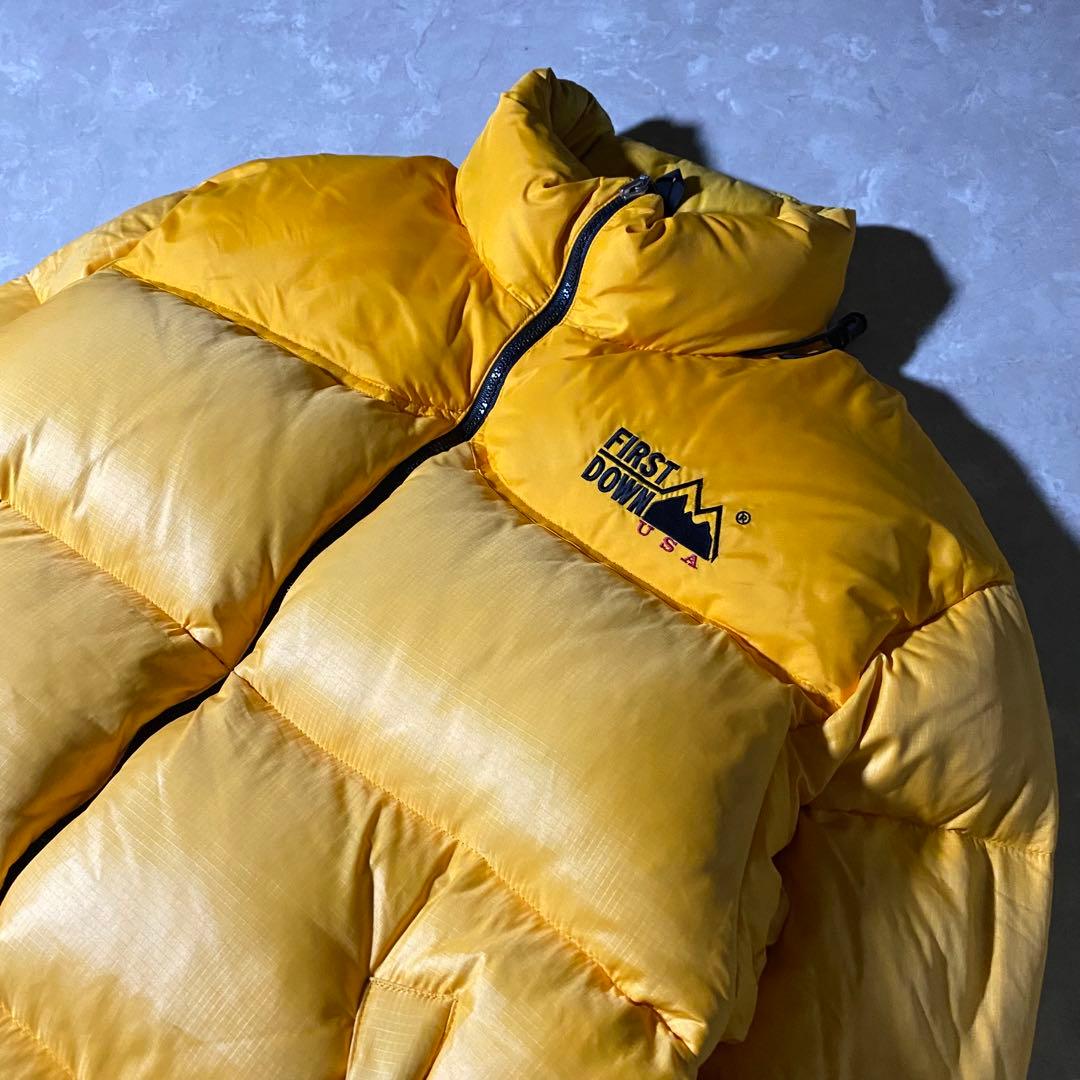 90s FIRST DOWN ダウン パファージャケット 短丈 ヌプシy2k