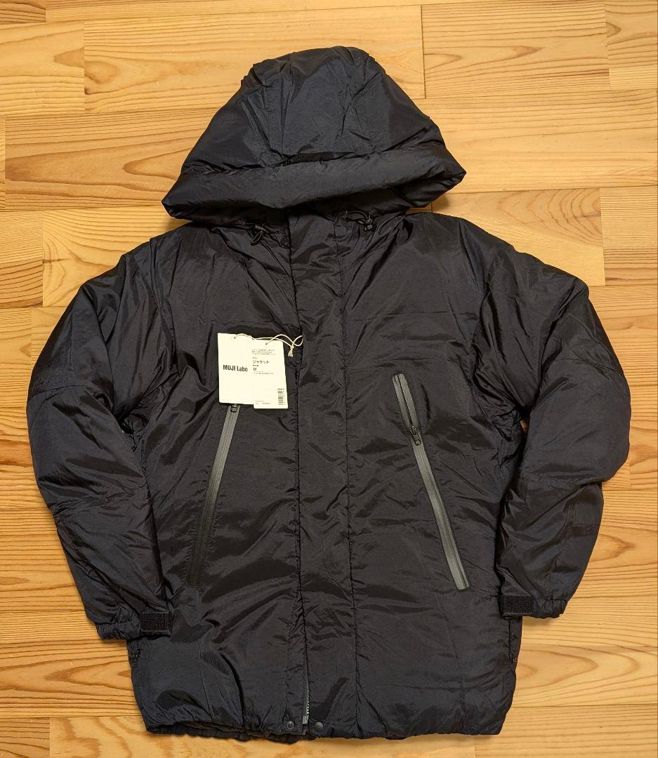 MUJI Labo ダウンジャケット М 黒 未使用タグ付 2025秋冬新作 - メルカリ