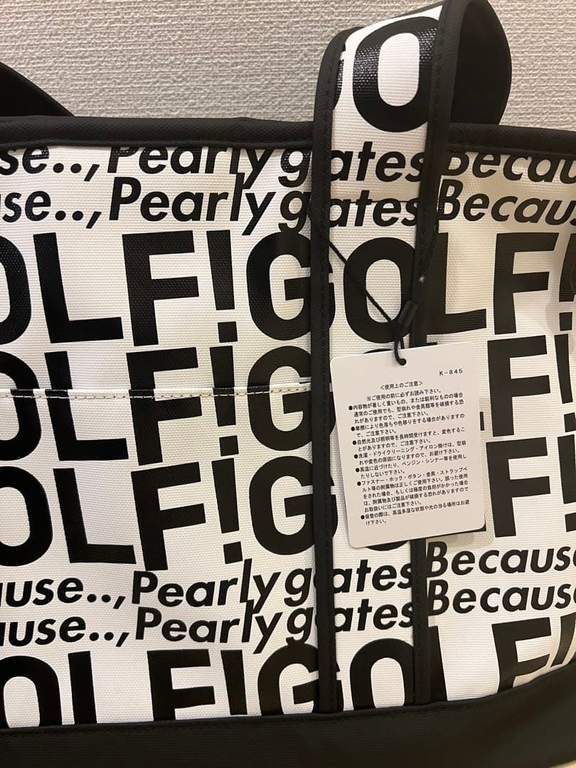 【新品】Pearly Gates GOLF ロッカーバック　トートバッグ
