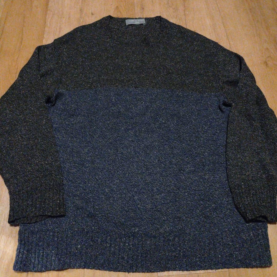 希少 93AW ギャルソン オム 脱色 グラーデーションニット アーカイブ