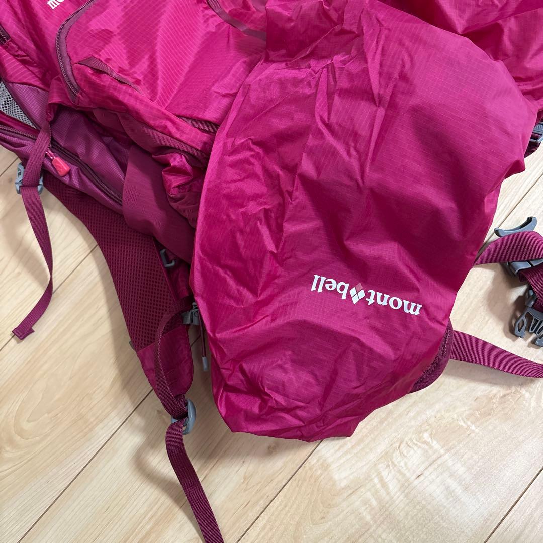 『美品』モンベル　キトラパック30 雨よけカバー付き
