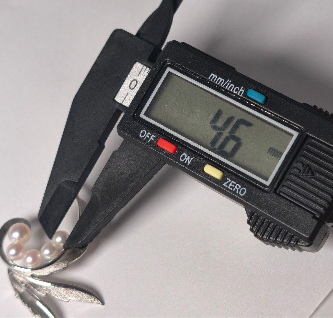 【美品 最高級!!】ミキモト ブローチ パール フォーマル 5珠 皇室御用達