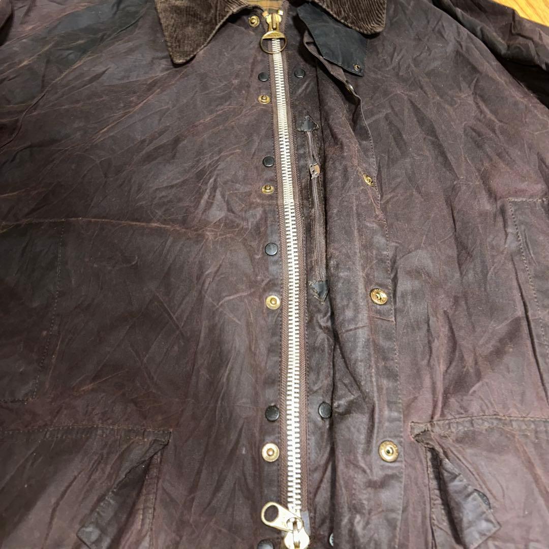 [激シブ]BARBOUR90sオイルドジャケットBEAUFORT 英国製チンスト