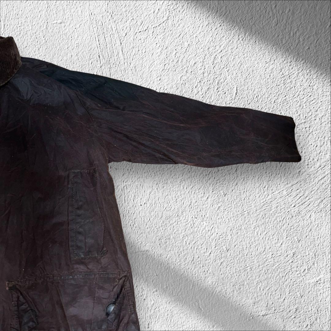 [激シブ]BARBOUR90sオイルドジャケットBEAUFORT 英国製チンスト