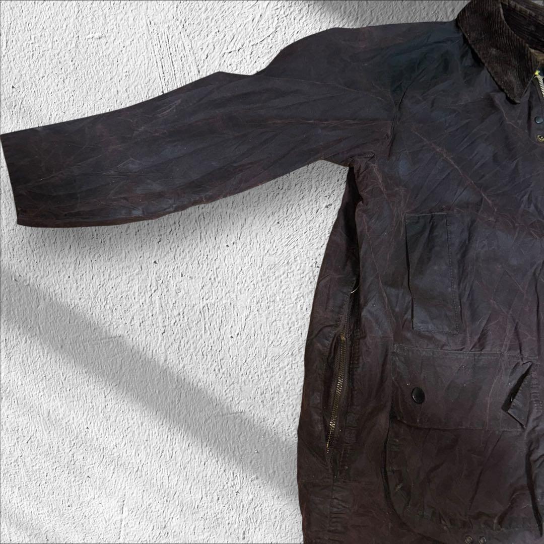 [激シブ]BARBOUR90sオイルドジャケットBEAUFORT 英国製チンスト