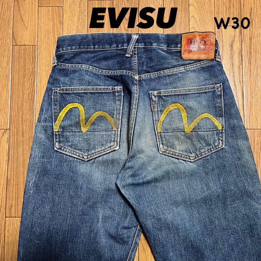 EVISU 2501 xx 水牛革パッチNo.2赤耳セルビッチ デニム W30 - メルカリ