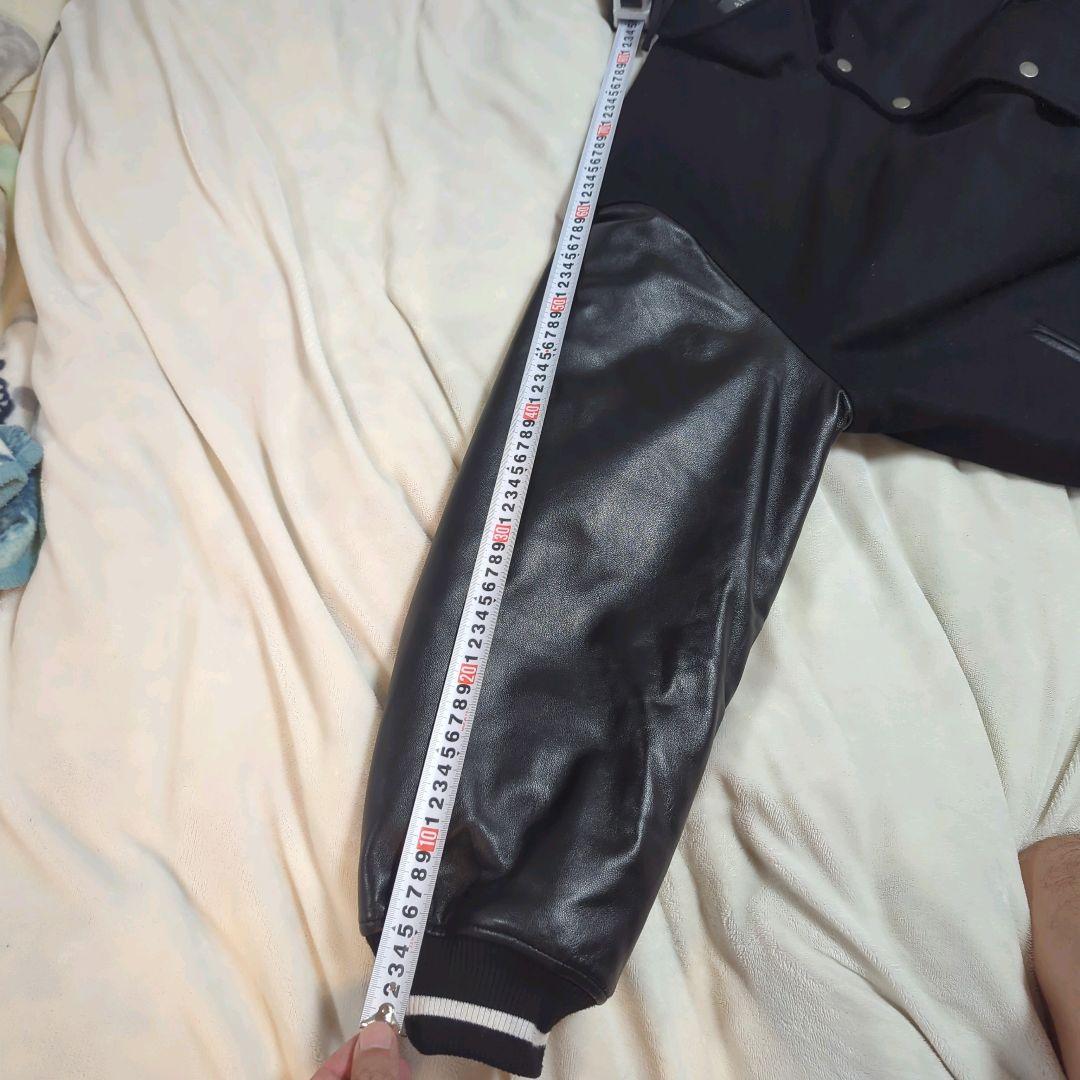 山田様！！AIVER 神スタジャン 風神雷神 キルティング ラムレザー 黒