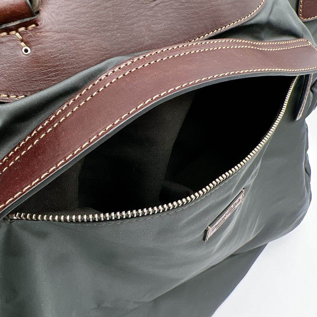 タグ付き 極美品 ダニエル&ボブ　2WAYバッグ　ナイロン　レザー　f387