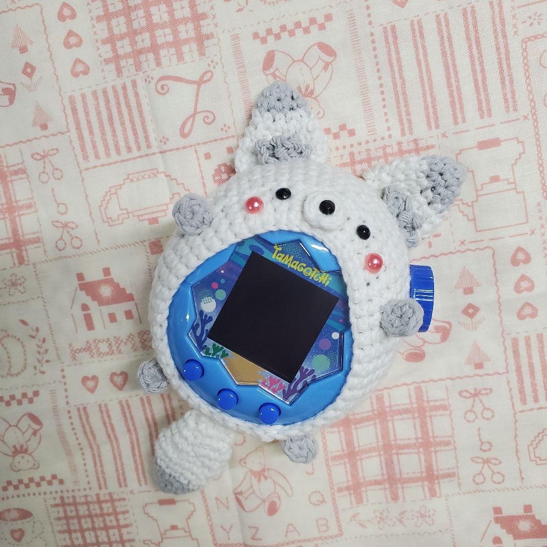 ア*イ様 たまごっちパラダイス たまパラ カバー ケース 白キツネ