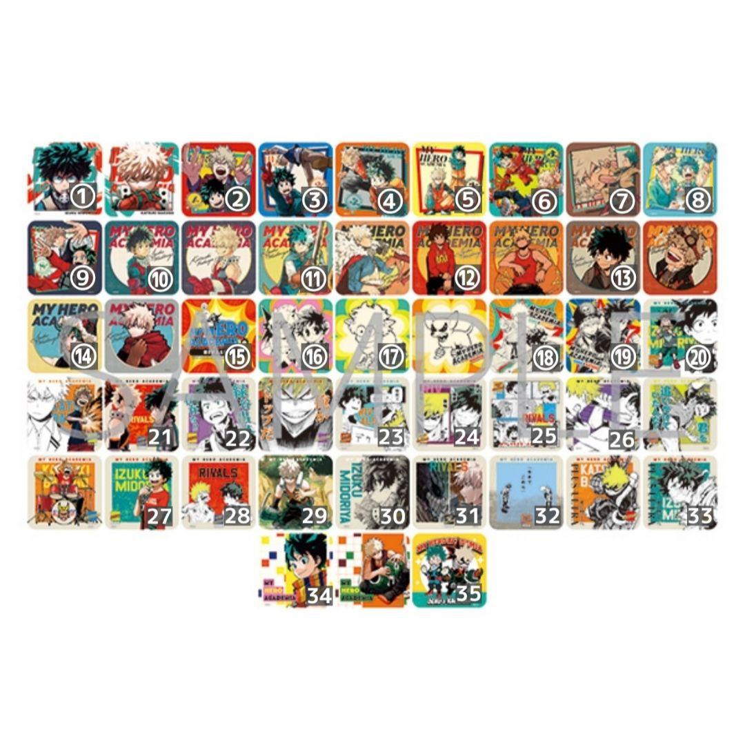 僕のヒーローアカデミア アートコースター RIVALS 緑谷出久 爆豪勝己