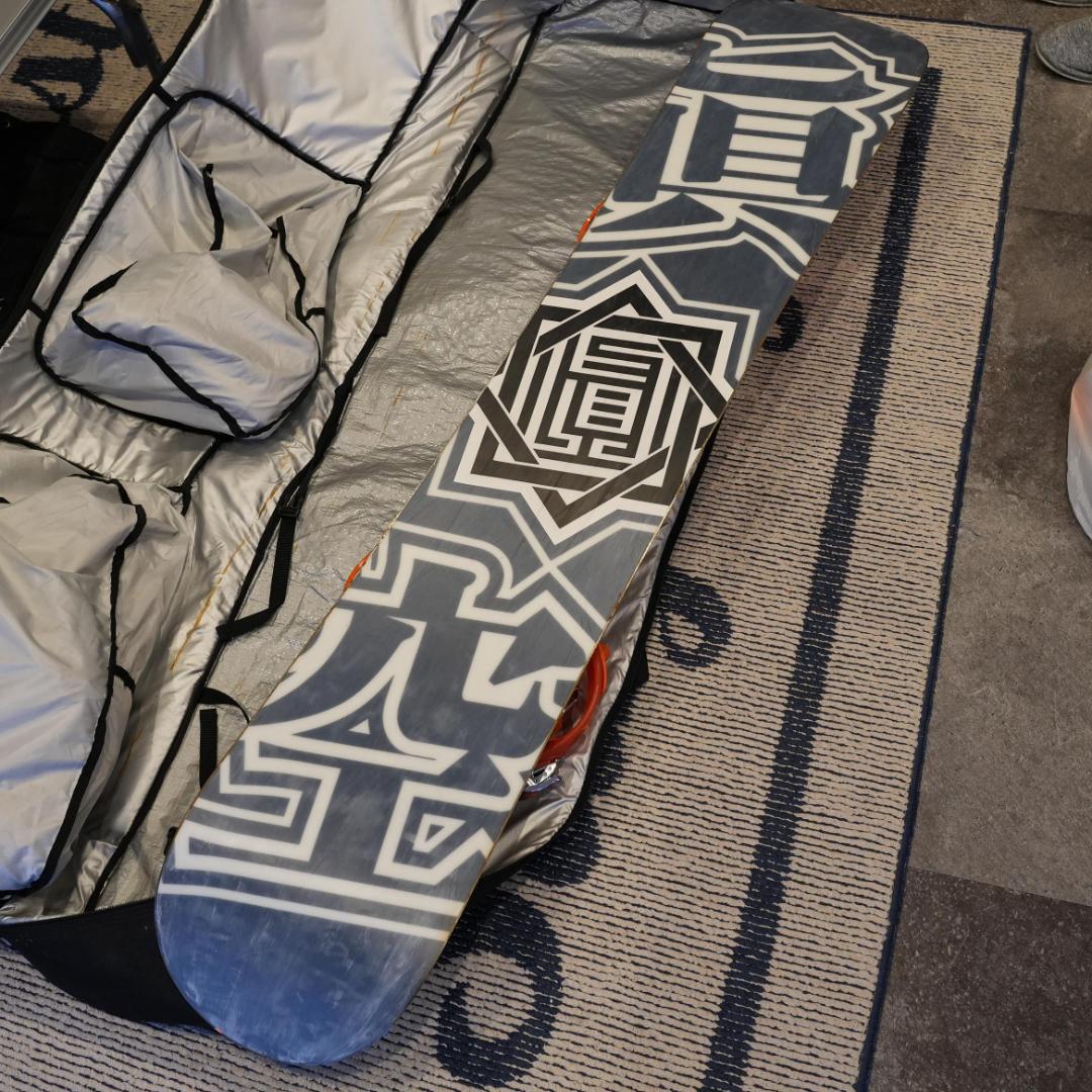 眞空雪板等 152 スノーボード BURTONバインディング Mセット