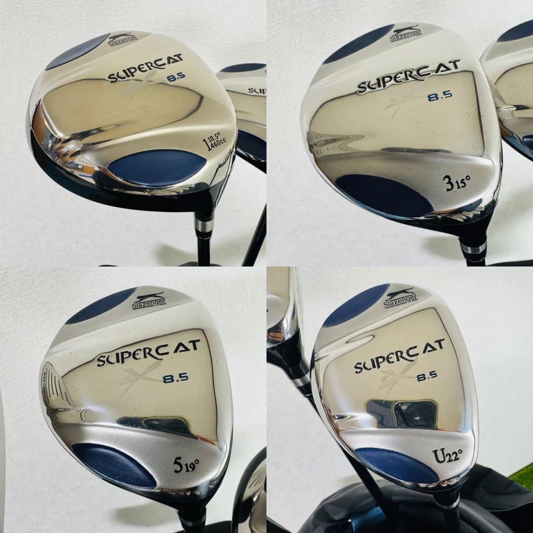 【美品・初心者向け】slazenger SUPERCAT ゴルフクラブセット