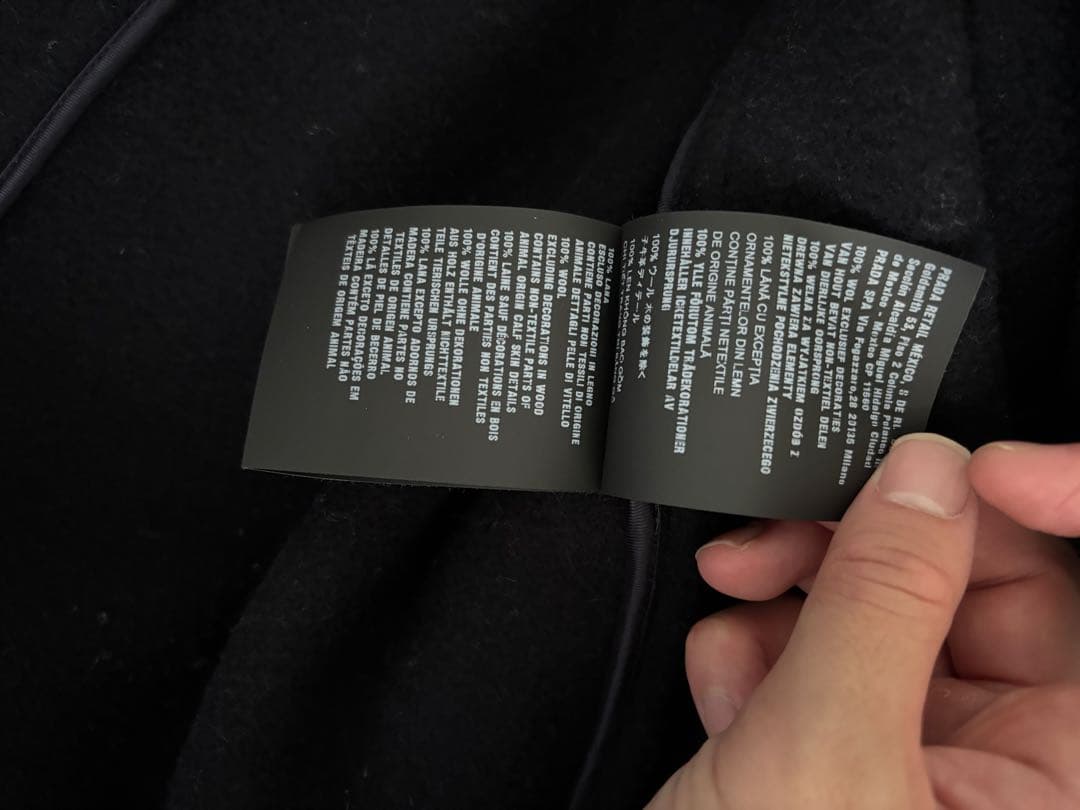 23aw Prada doublewool duffle coat サイズ44