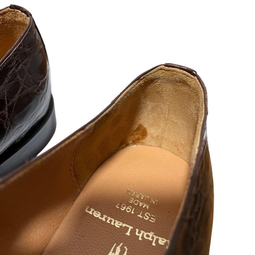 フルーツモンキー ほぼ未使用 クロコダイル シングルモンク シューズ 23