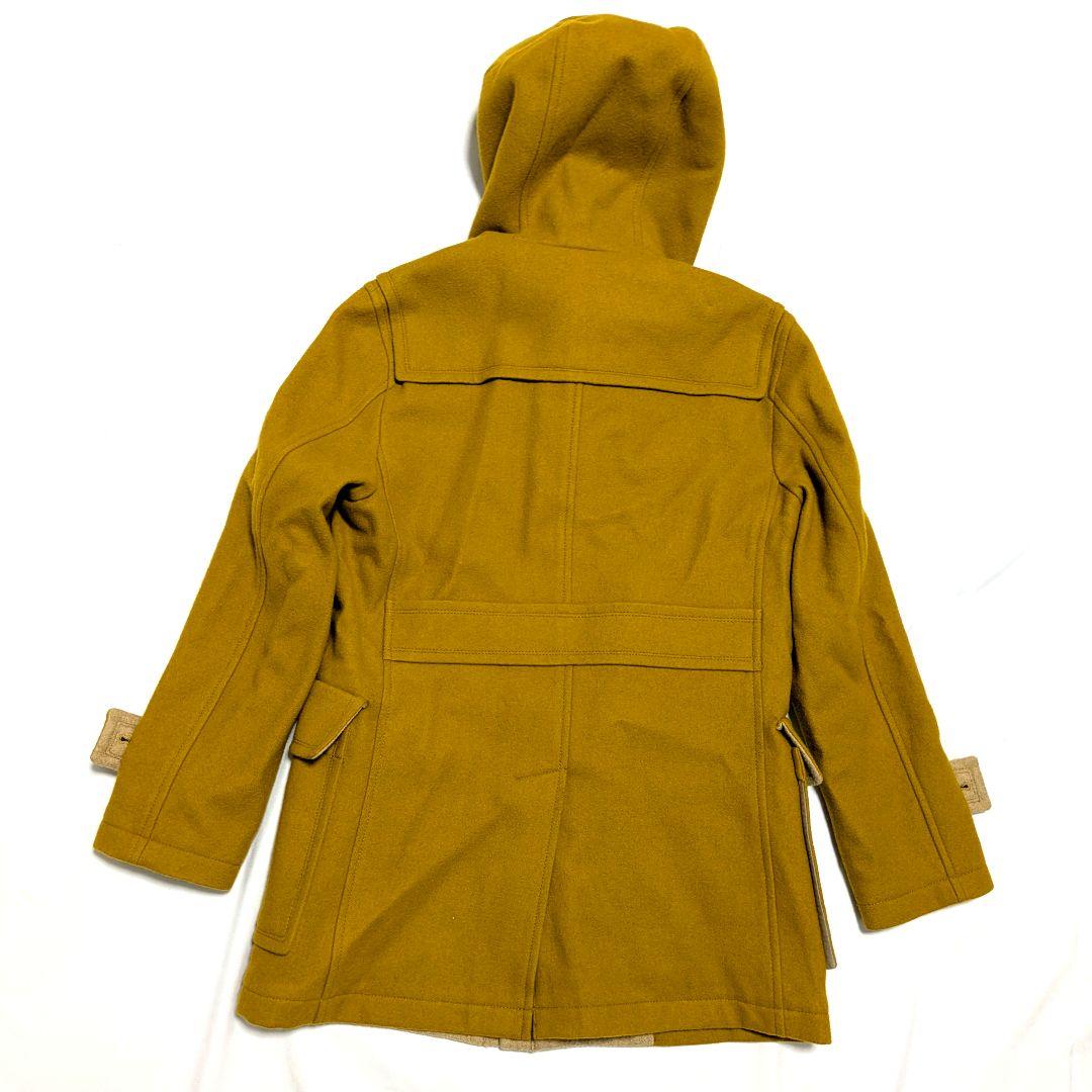 バーバリーブラックレーベル ダッフルコート ノバチェック マスタード