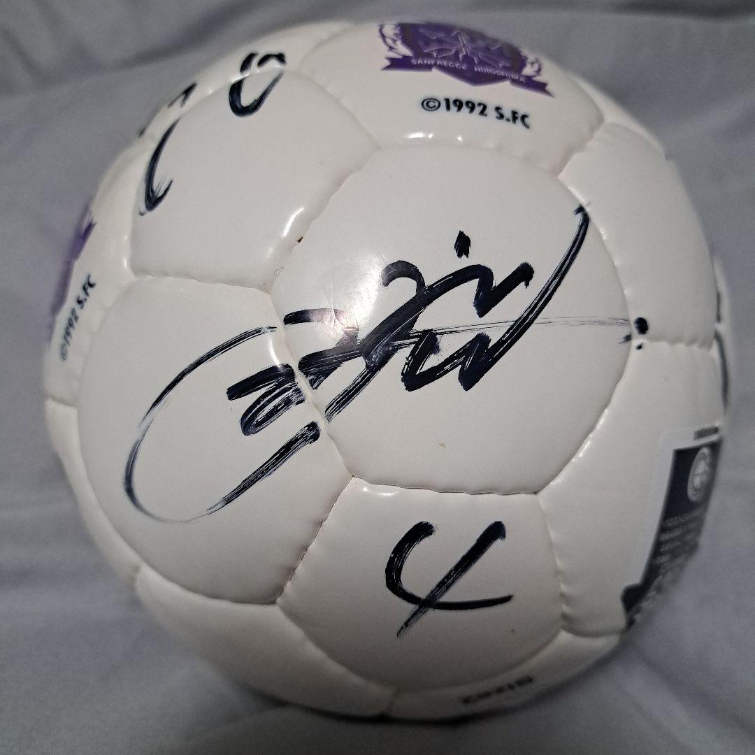 日本代表森保一監督サンフレッチェ広島2013シーズンサイン色紙+サイン入りボール