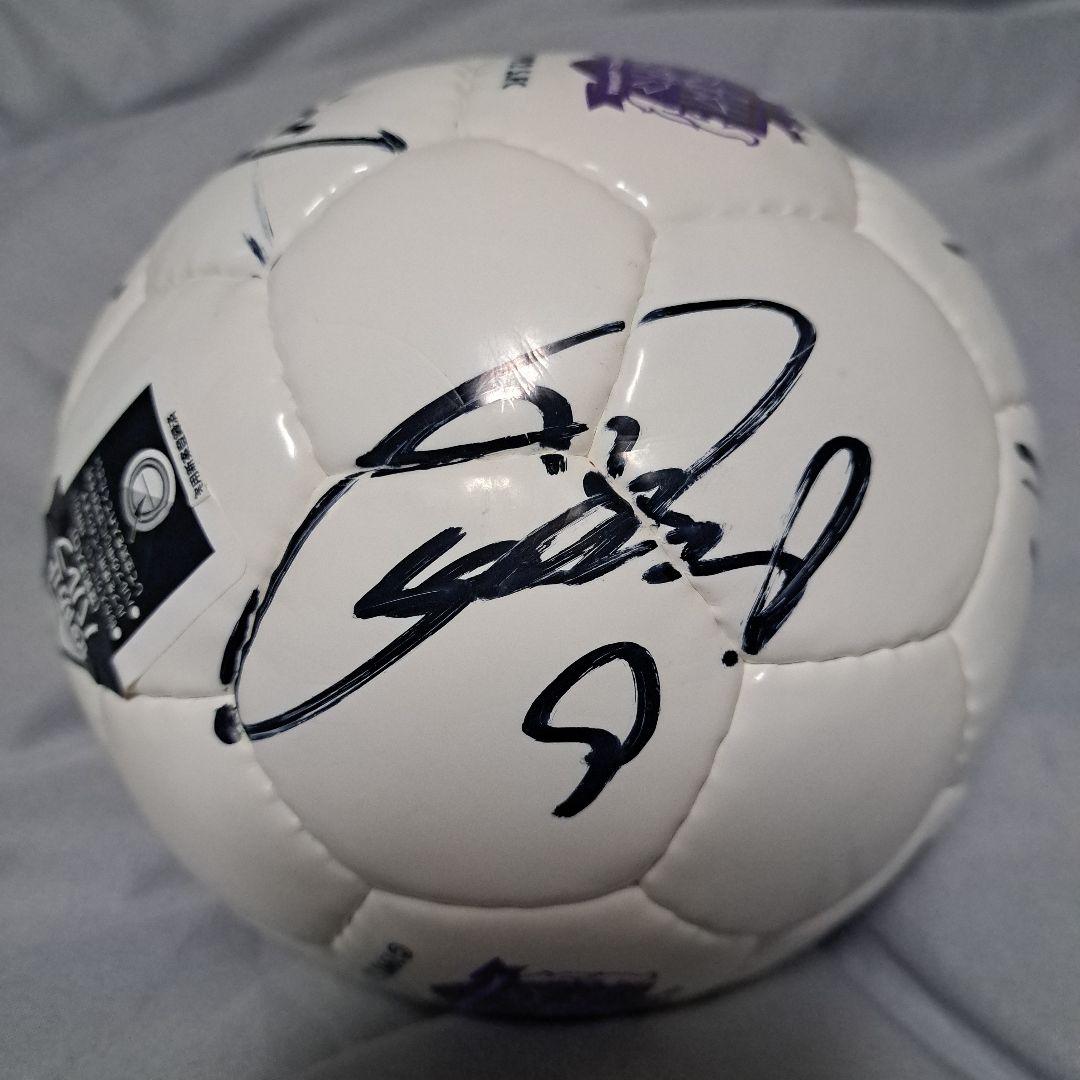 日本代表森保一監督サンフレッチェ広島2013シーズンサイン色紙+サイン入りボール