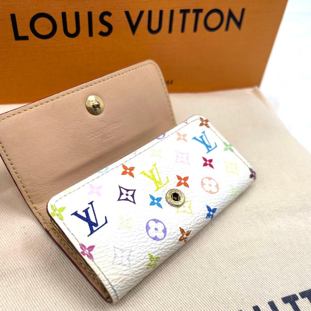 <良品>ルイヴィトン 　モノグラム　マルチカラー　キーケース　　4連 　810