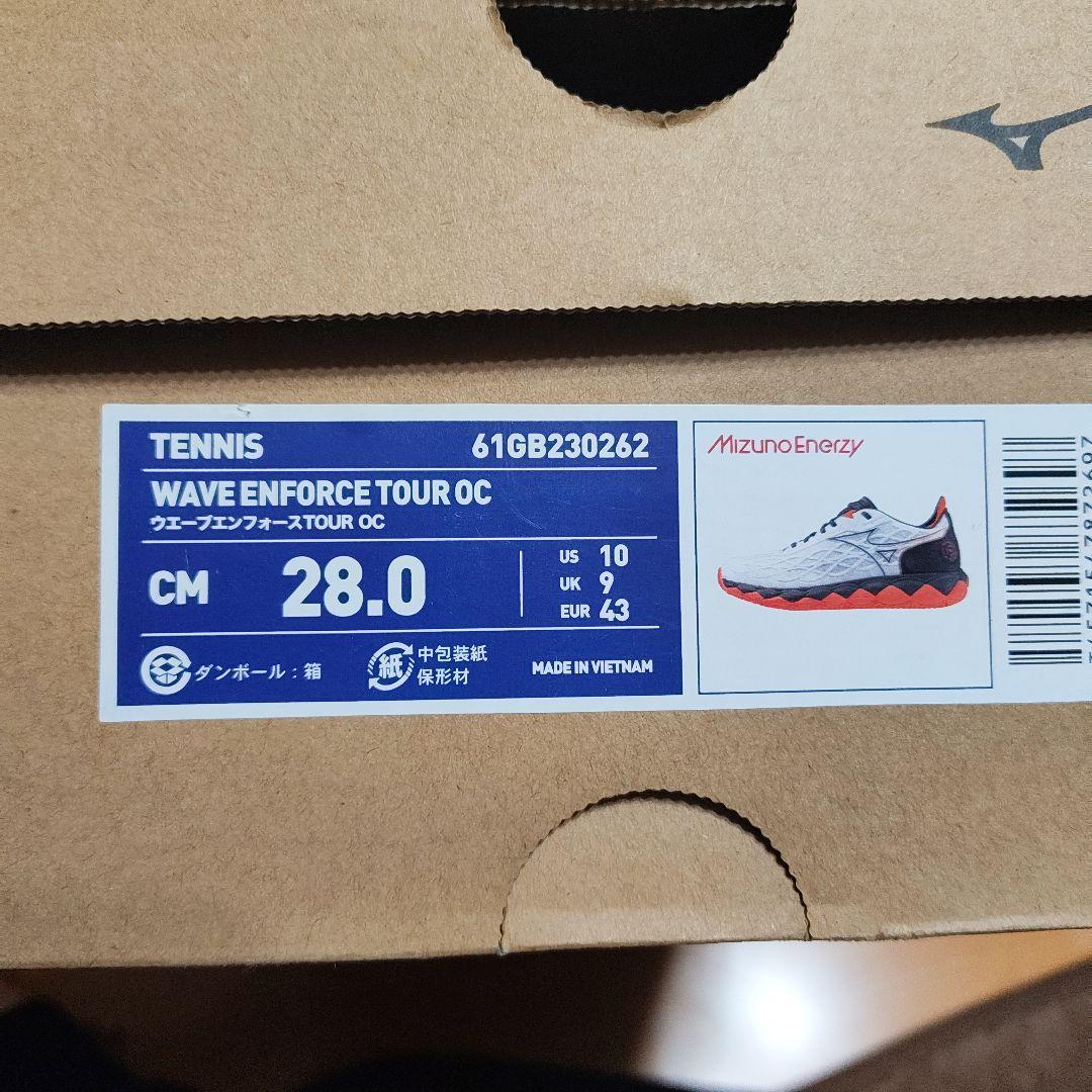 シューズ(男性用) Mizuno WAVE ENFORCE TOUR OC 28.0cm