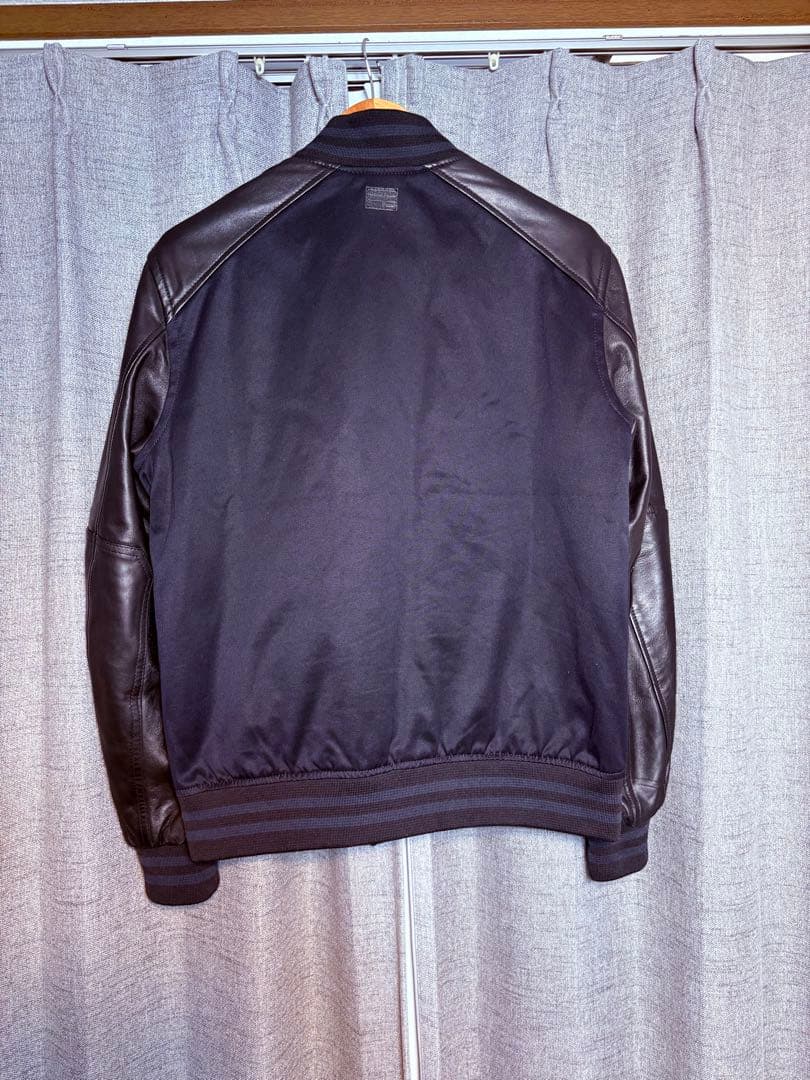 美品G-STAR RAW スタジャン 袖レザー切替し